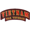 Vietnam War Veteran Rocker Large | US Military Vietnam Veteran Patches